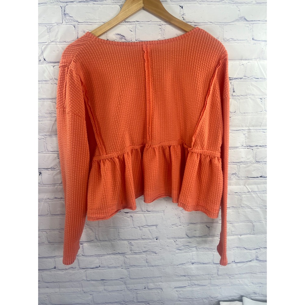 Women's Alter'd state‎ baby doll top color coral/orange size Medium - Picture 3 of 9